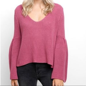 FREE PEOPLE Rose Cropped Sweater Revolve